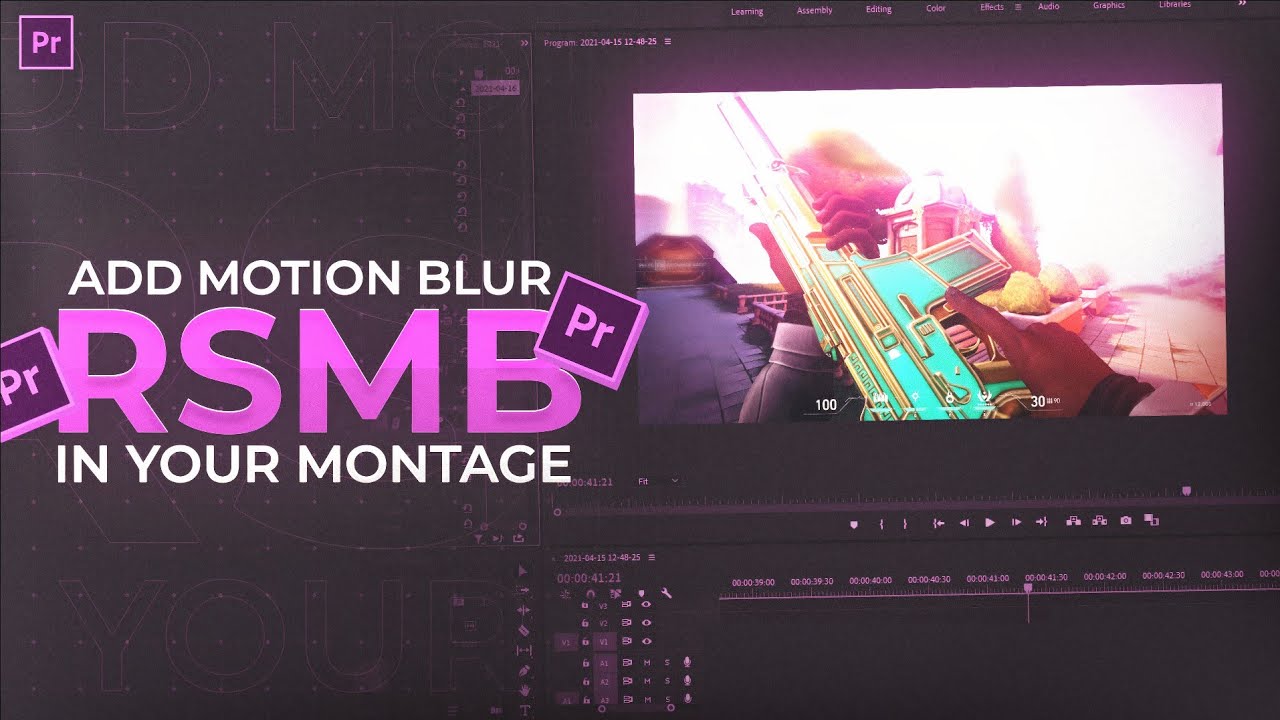 Plug-in Reelsmart Motion Blur (RSMB) for Premiere